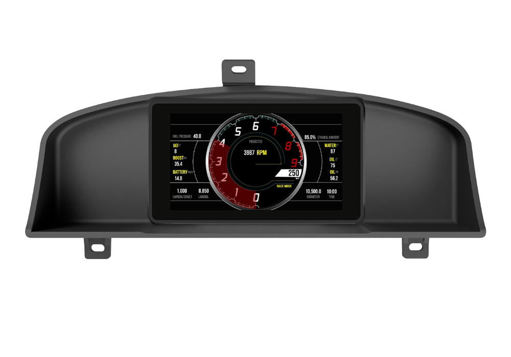 Mako Recessed Dash Mount for the Powertune Digital Dash