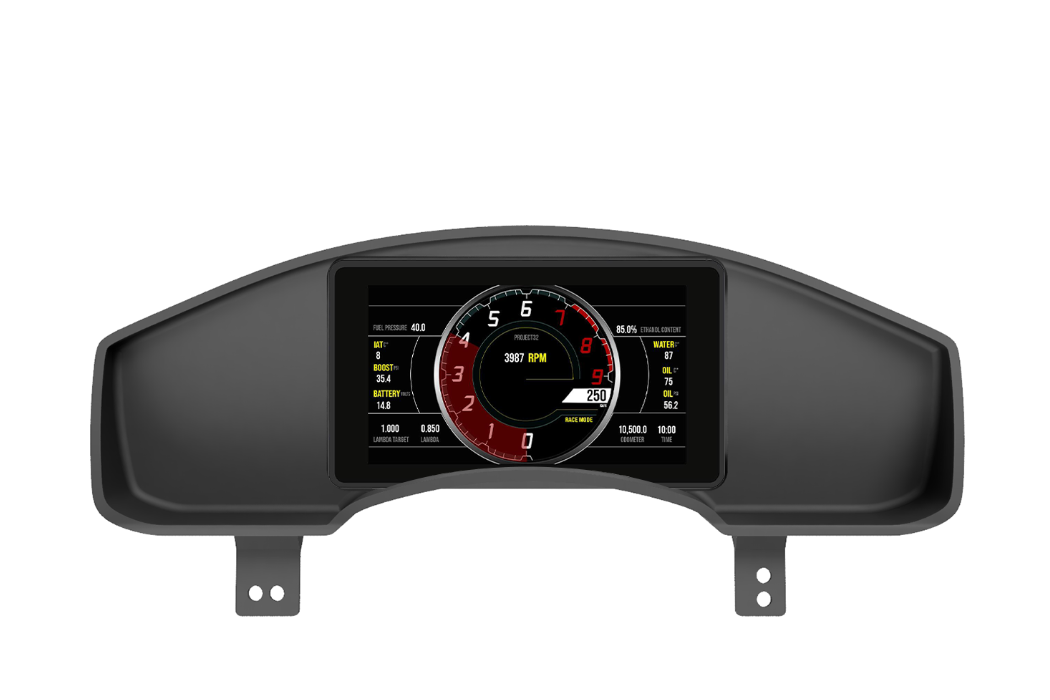 Mako Recessed Dash Mount for the Powertune Digital Dash
