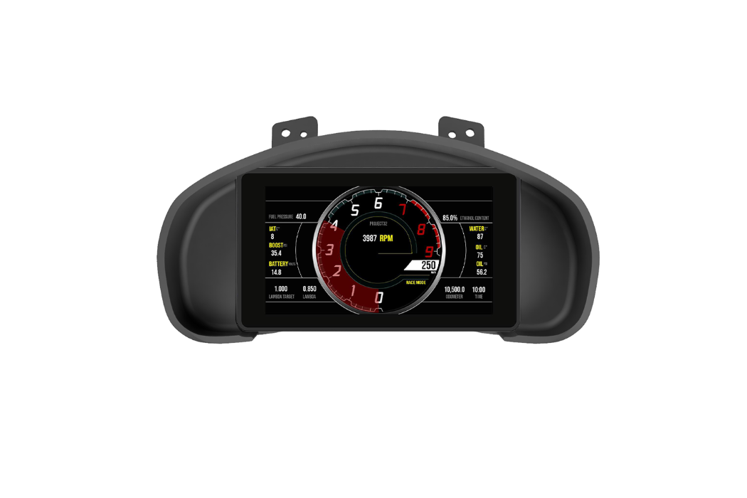 Mako Recessed Dash Mount for the Powertune Digital Dash