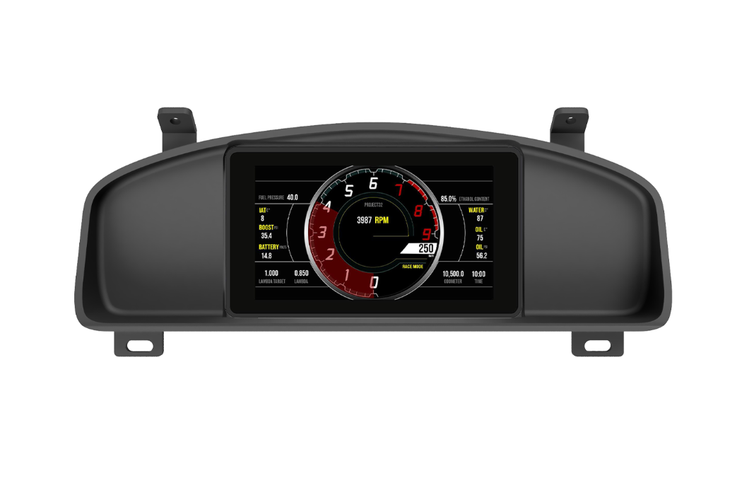 Mako Recessed Dash Mount for the Powertune Digital Dash
