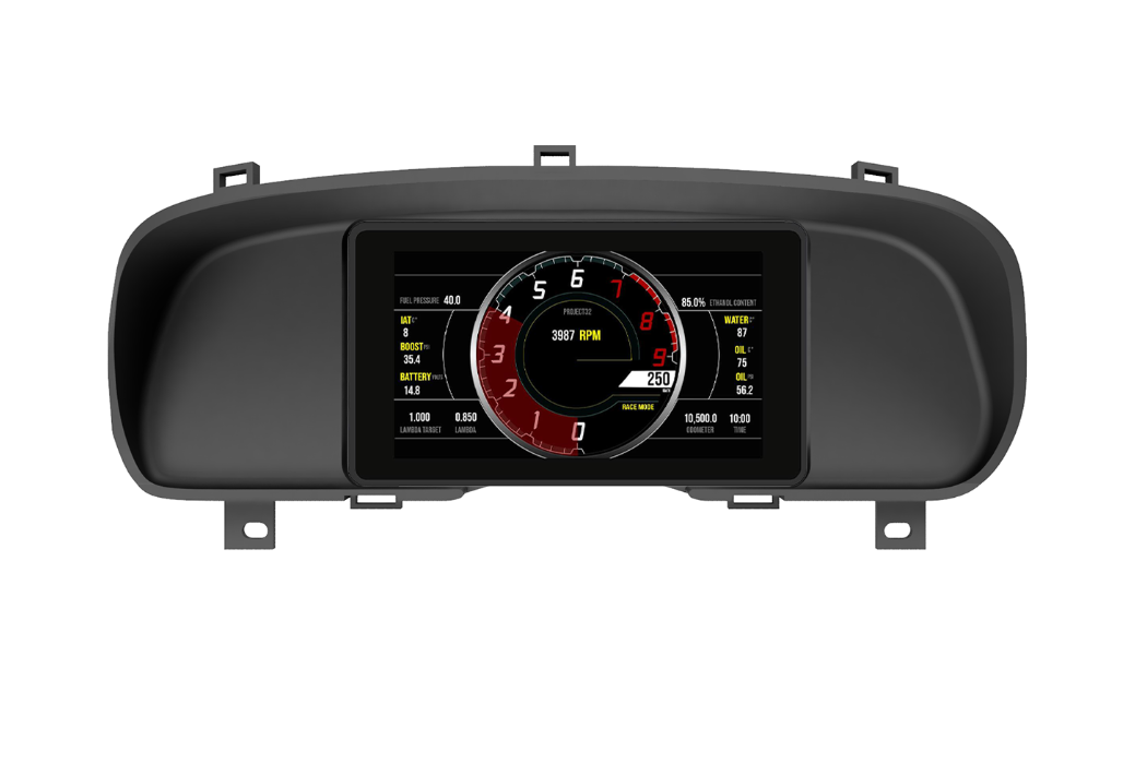 Mako Recessed Dash Mount for the Powertune Digital Dash