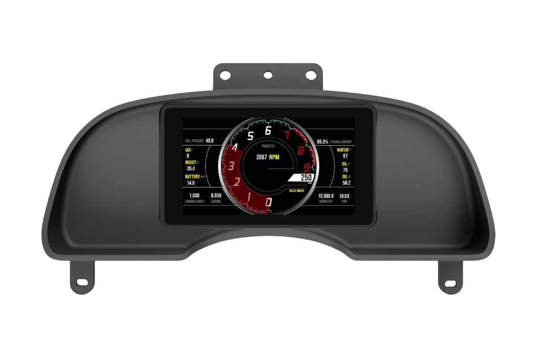 Mako Recessed Dash Mount for the Powertune Digital Dash