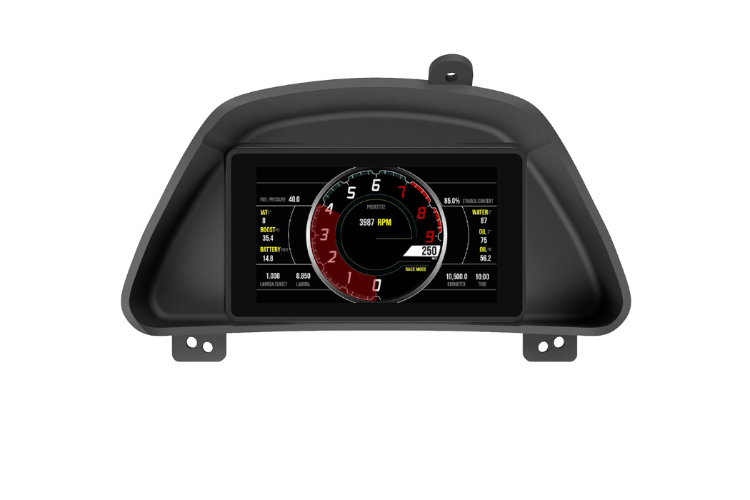 Mako Recessed Dash Mount for the Powertune Digital Dash