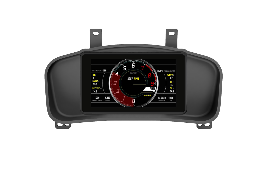 Mako Recessed Dash Mount for the Powertune Digital Dash