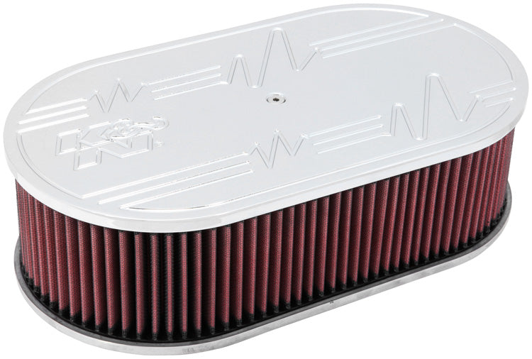 K&N - 66-1500 K&N Oval Air Filter Assembly