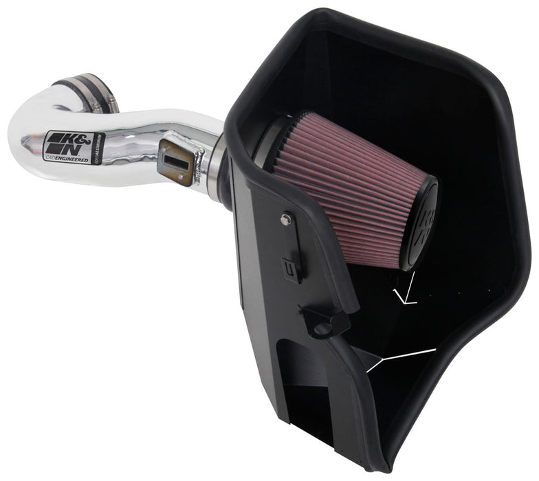 K&N - 77-3110KP K&N Performance Air Intake System