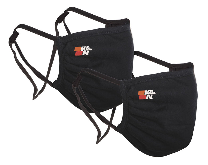 K&N - 88-0510BK K&N Face Cover, Black Cotton, 2-Pack