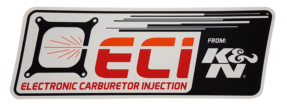 K&N - 89-16101 K&N Decal; Contingency, ECI 10" x 3.46875"