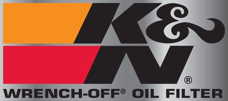 K&N - 89-16168-07 K&N Decal; Contingency Oil Fltr, (Silver) 9" X 4"