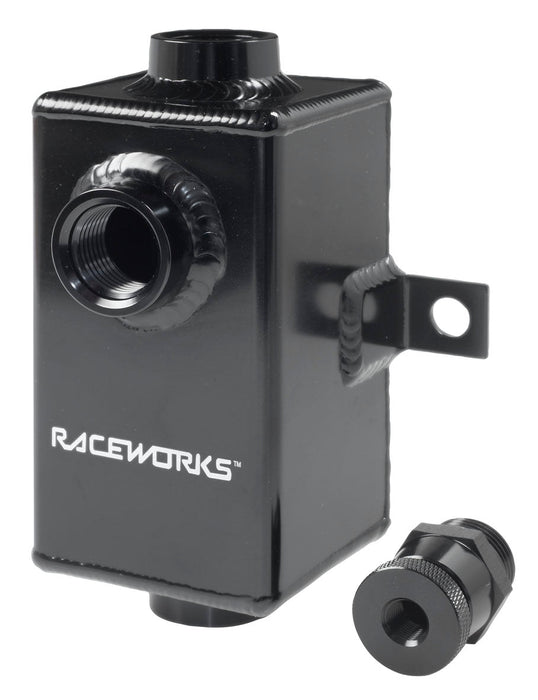 Black Aluminium Catch Can With Drain Tap 0.5L