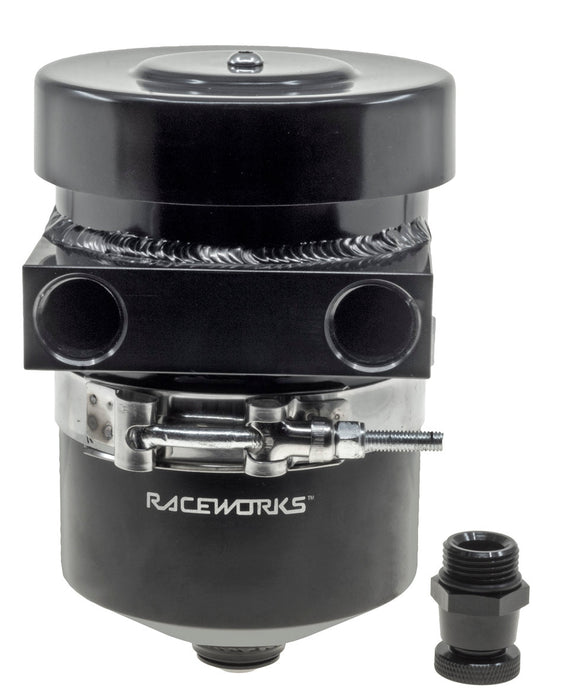 1L Breather Tank With Drain Tap - Straight Ports