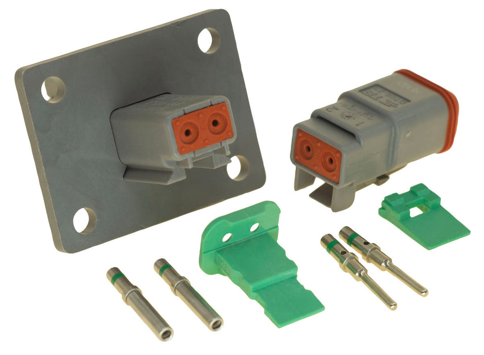 Deutsch Dt Flange Mount 2-Way Connector Kit