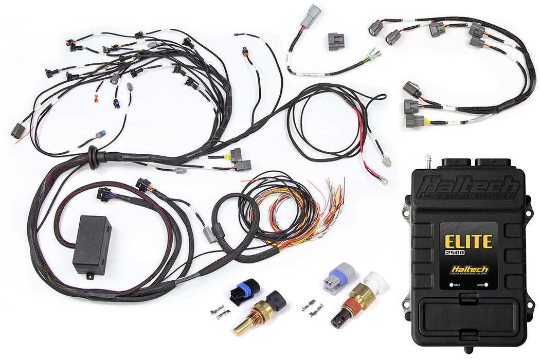 Haltech - Elite 2500 + Terminated Harness Kit for Nissan RB Twin Cam With Series 2 (late) ignition type sub harness HT-151309