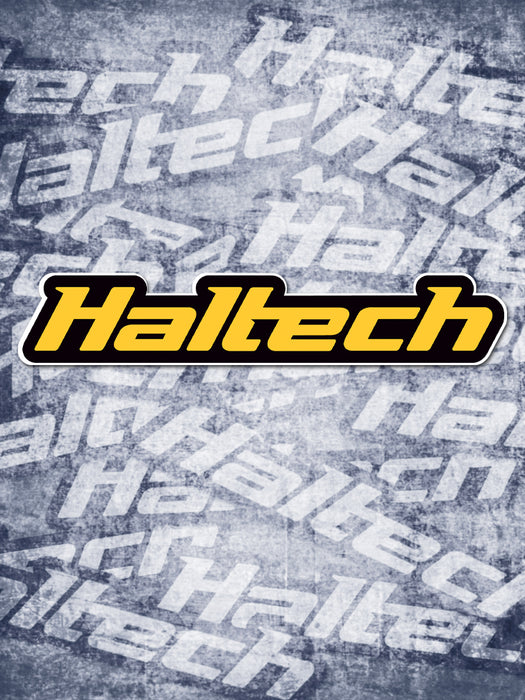 Haltech - Haltech Logo Colour Sticker - Yellow HT-300109
