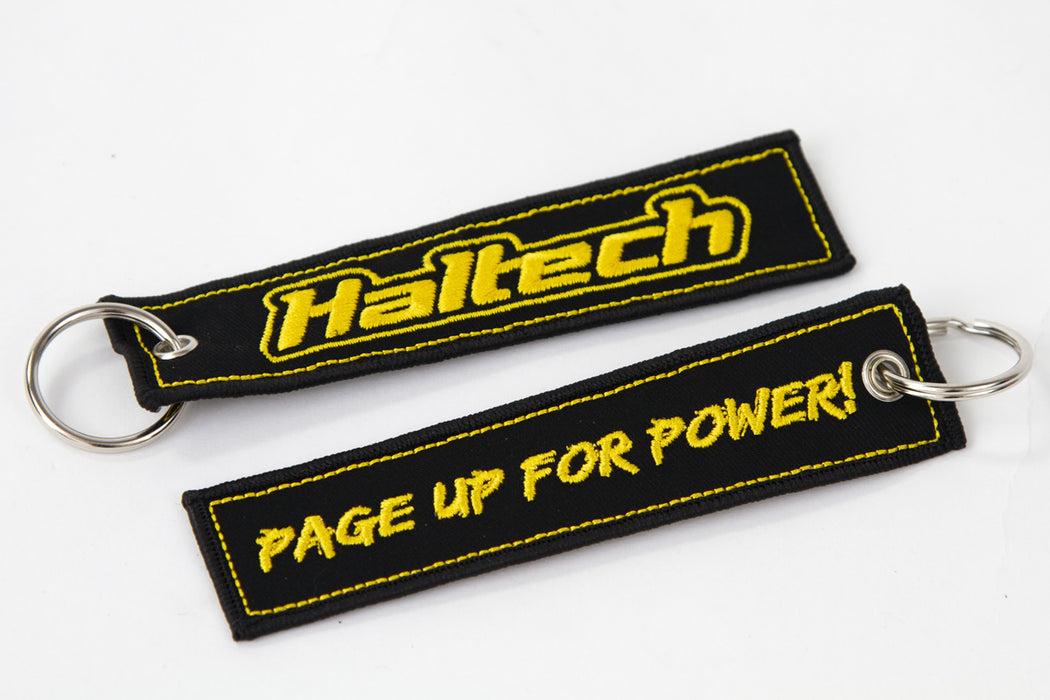 Haltech - Haltech Fabric Keytag Black HT-309006