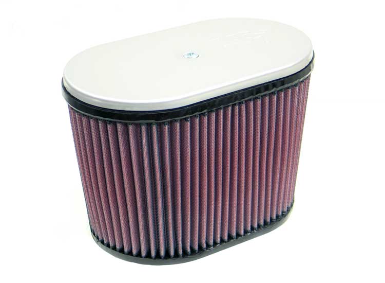 K&N - RD-4900 K&N Dual Flange Oval Universal Air Filter