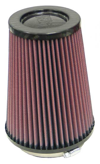 K&N - RP-4970 K&N Universal Air Filter - Carbon Fiber Top