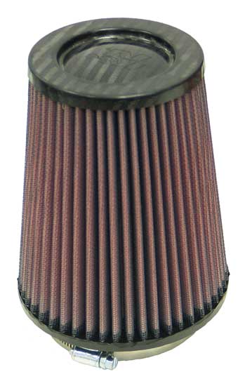 K&N - RP-4980 K&N Universal Air Filter - Carbon Fiber Top