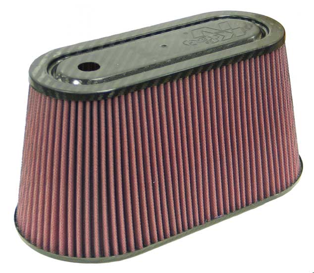 K&N - RP-5070 K&N Universal Air Filter - Carbon Fiber Top and Base