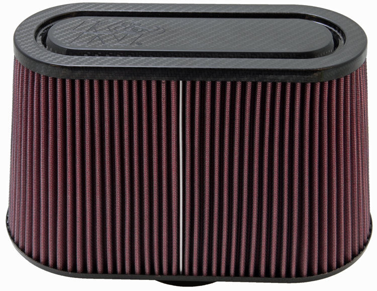 K&N - RP-5103 K&N Universal Air Filter - Carbon Fiber Top and Base