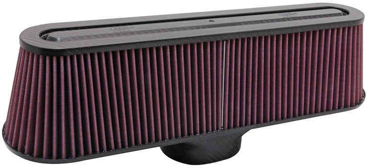 K&N - RP-5135 K&N Universal Air Filter - Carbon Fiber Top and Base