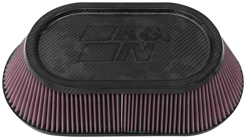 K&N - RP-6103 K&N Universal Air Filter - Carbon Fiber Top