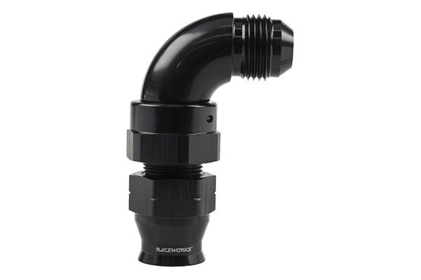 Hard Line To Male AN 90 Degree -8 1/2″ RWF-137-08-08BK