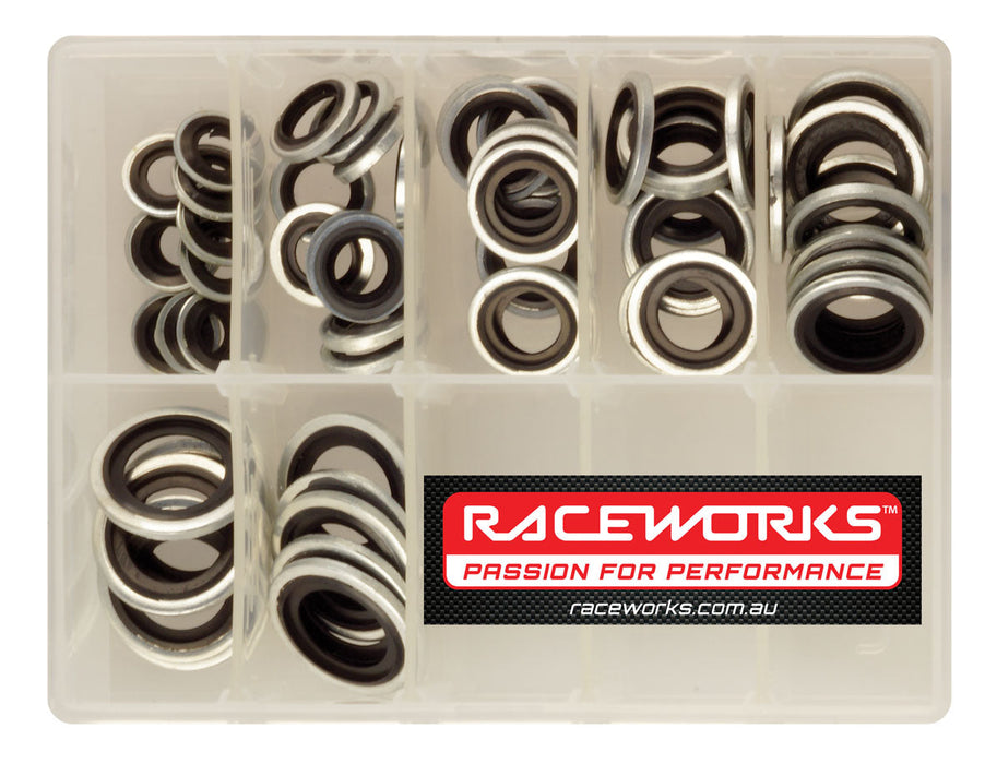 Dowty Seal Kit 10 Of Each Size 8Mm To 18Mm