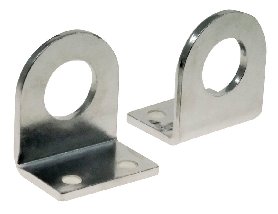 Brake Hose Mounting Bracket Bolt On 90Deg 2Pk