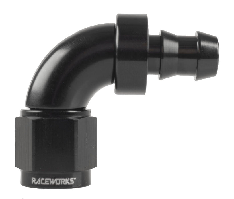 Push Lock Hose End An-5 90Deg