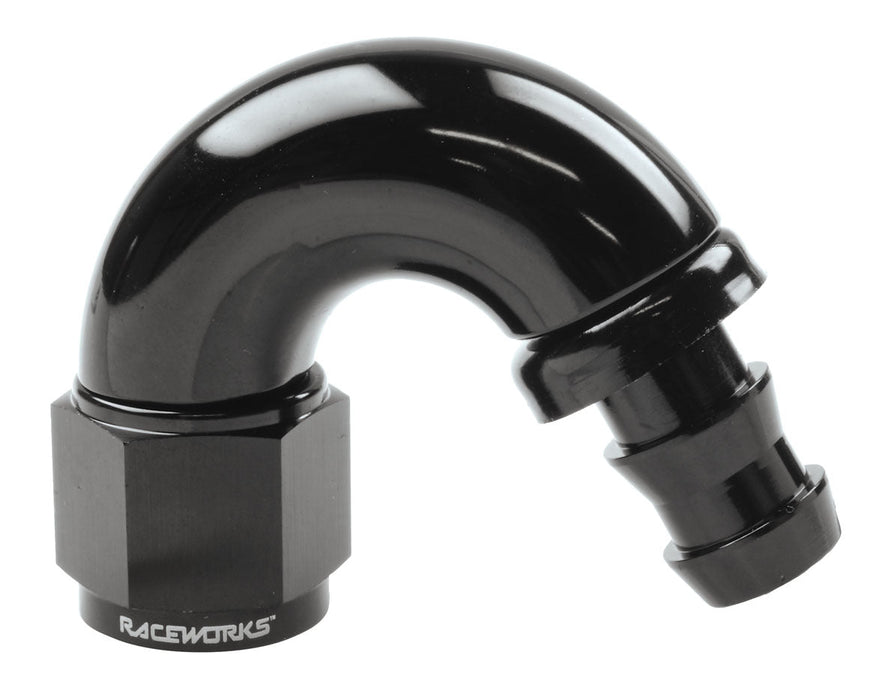 Push Lock Hose End An-8 150Deg