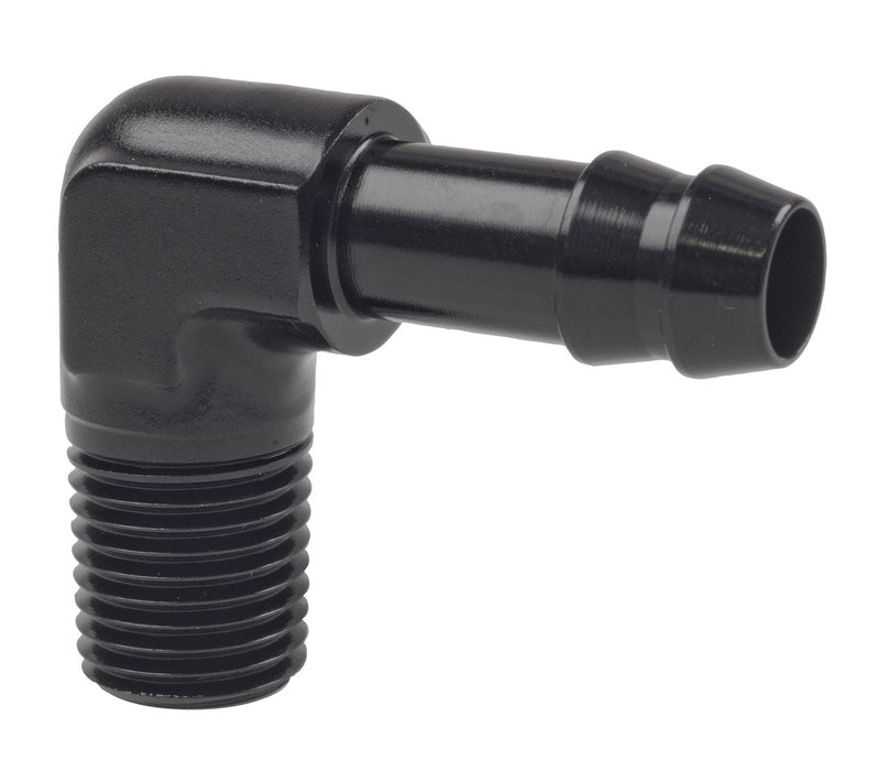 Male Npt 1/4In To 3/8In (An-6) Barb 90Deg