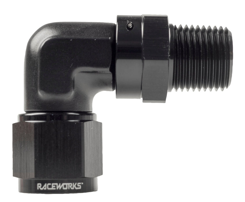 An-12 Female Swivel To Npt Swivel 1/2In 90Deg