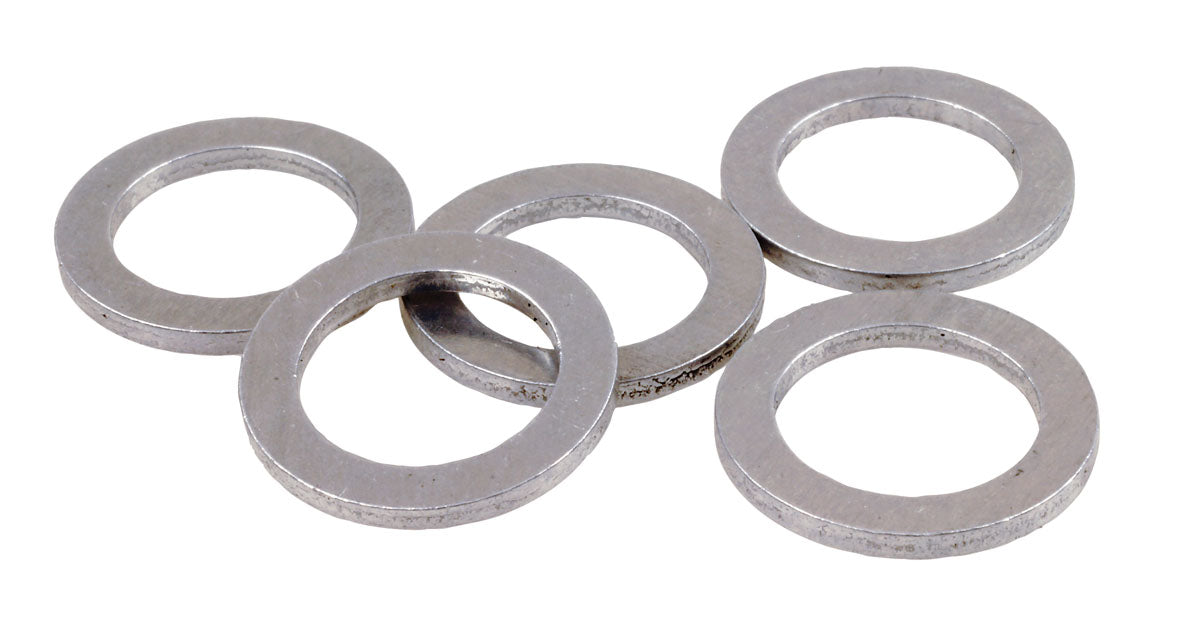 Aluminium Washers An-5 Id12.2Mm Od17.7Mm T1.5 5Pk