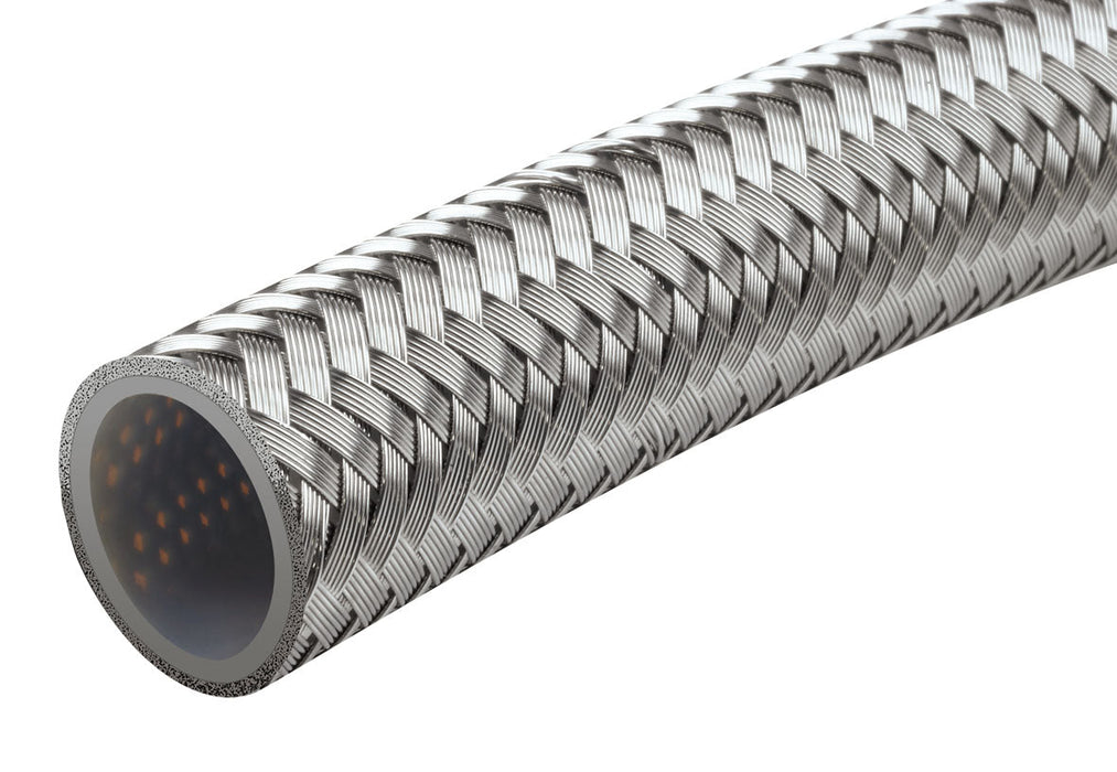 Ss Braided Ptfe E85 Hose An-8 5 Metres