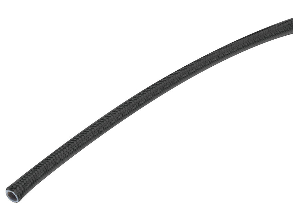 Black SS Braided PTFE E85 Hose An-6 1 Metre