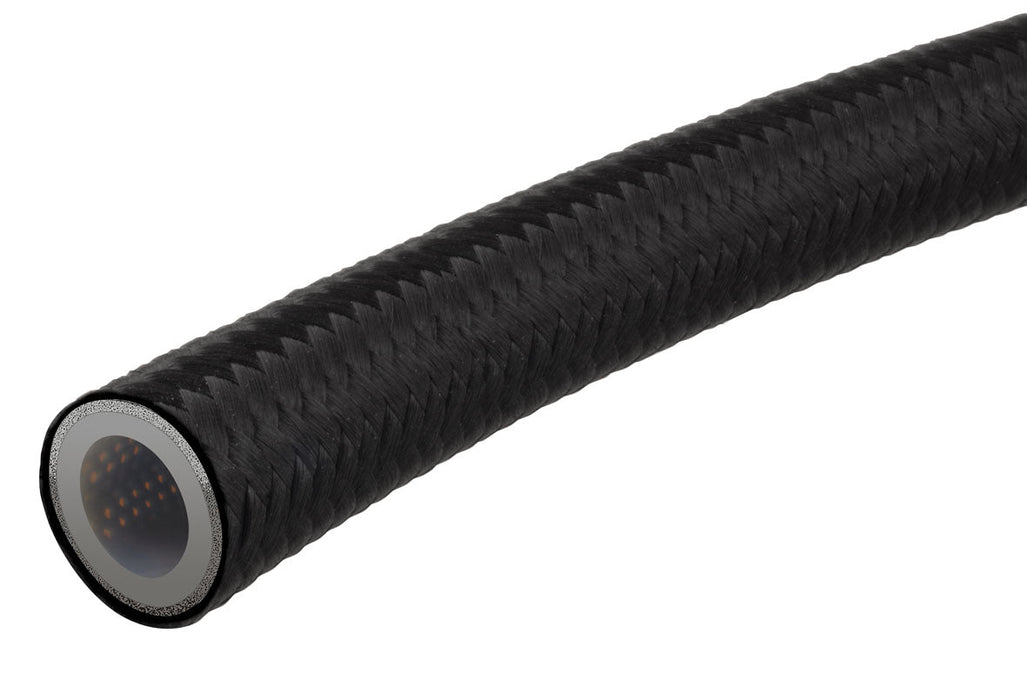 Black Nylon Braided PTFE E85 Hose An-10 5 Metres