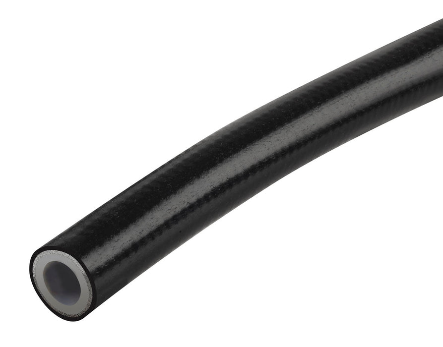 Braided PTFE E85 Hose With Black PVC Cover An-3 1 Metre