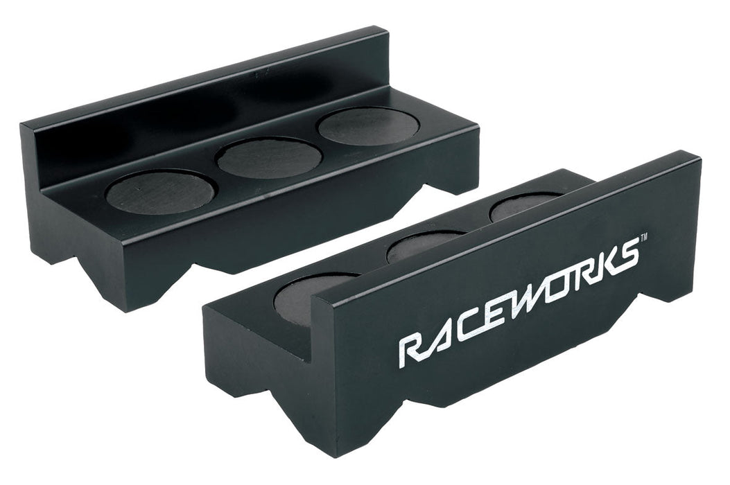 Billet Aluminium Vice Jaws (Black)