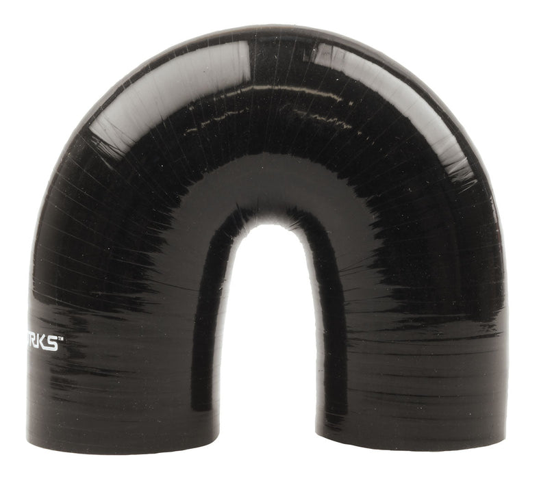 180Deg 3.50In (89Mm) Black