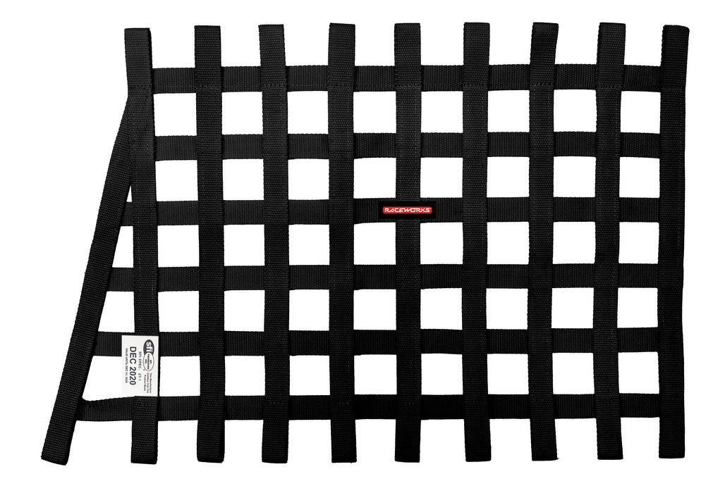 Black Oblong Window Net