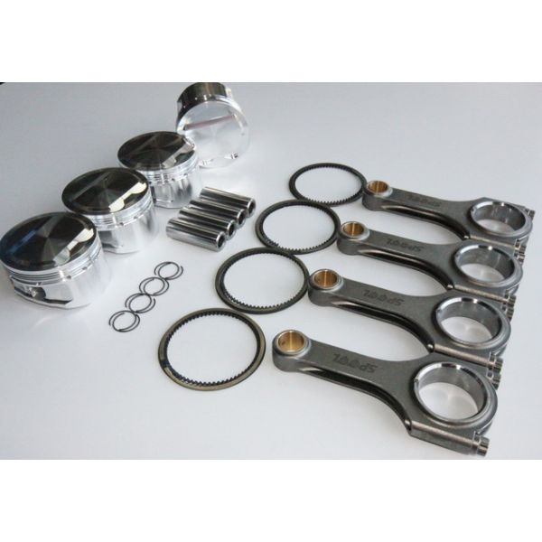 Spool EJ25 DOHC Connecting Rods and CP Forged Pistons